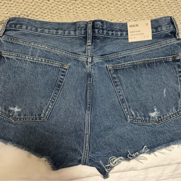 Agolde Parker Denim Shorts For Women - Picture 2 of 2